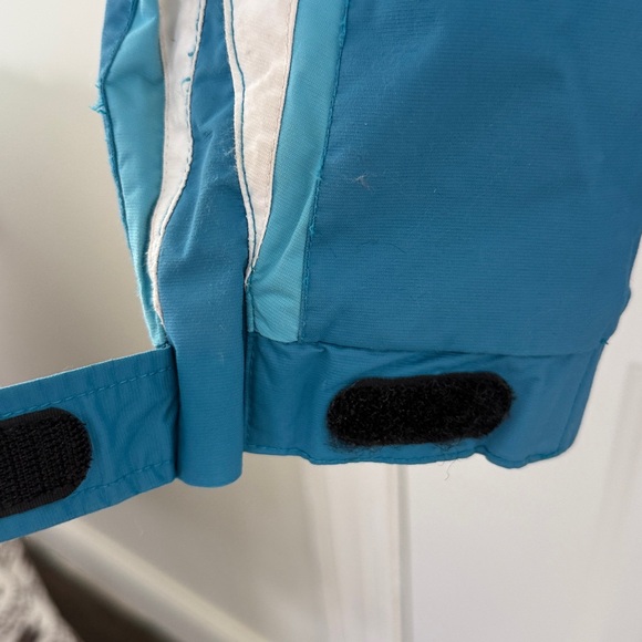 Spyder Women's Teal Blue and White Ski Jacket - Sixe 10 - Large - Picture 10 of 12